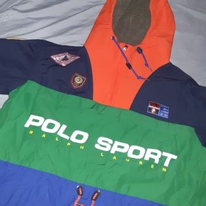 Polo Sportsman Colorblock Windbreaker NWT Size L